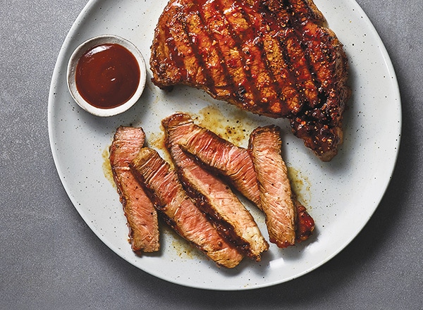 Cola-Barbecue Grilled Steaks
