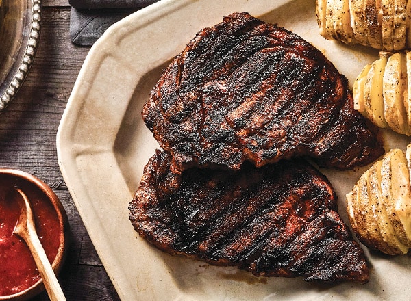 Steaks with Chili Butter