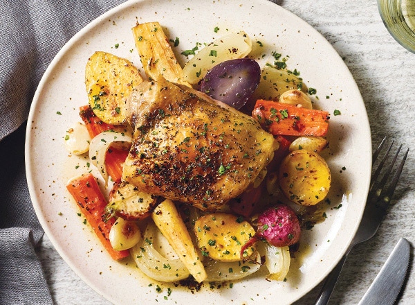 One-Pan Chicken with Root Vegetables