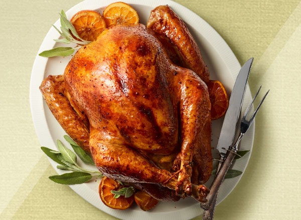 Roasted Turkey with Maple-Butter Glaze