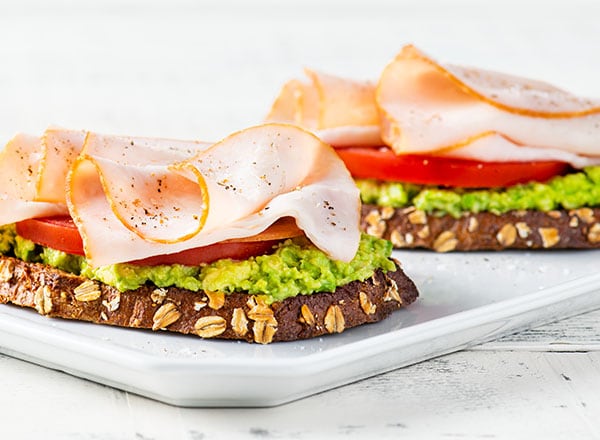 Smoked Turkey and Avocado Toast