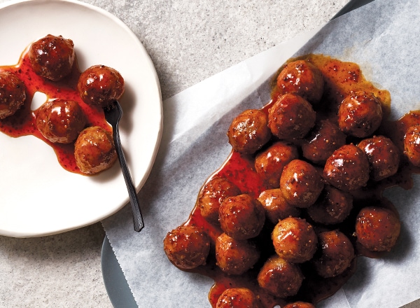 Hot Honey Meatballs