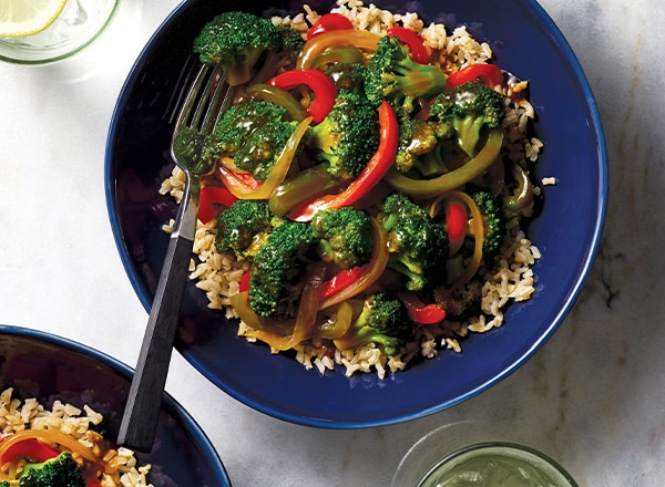 Broccoli and Pepper Stir-Fry