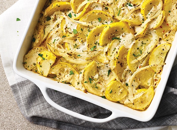 Creamy Vegetarian Squash Casserole