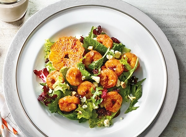 Blackened Barbecue Shrimp Salad 