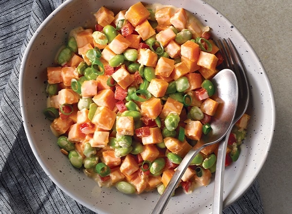 Sweet Potato-Edamame Salad