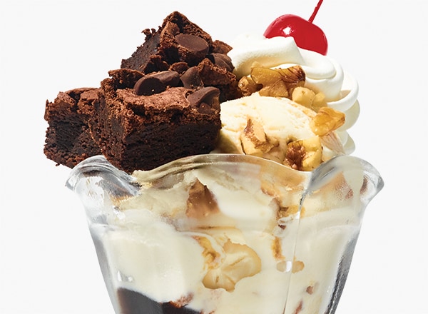 Walnut Turtle Brownie Parfait