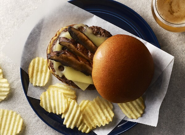 Mushroom Swiss Burgers