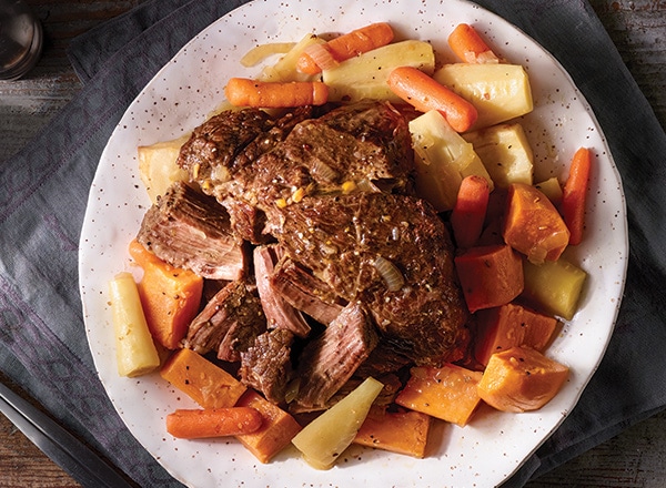 Braised Beef Roast with Root Vegetables