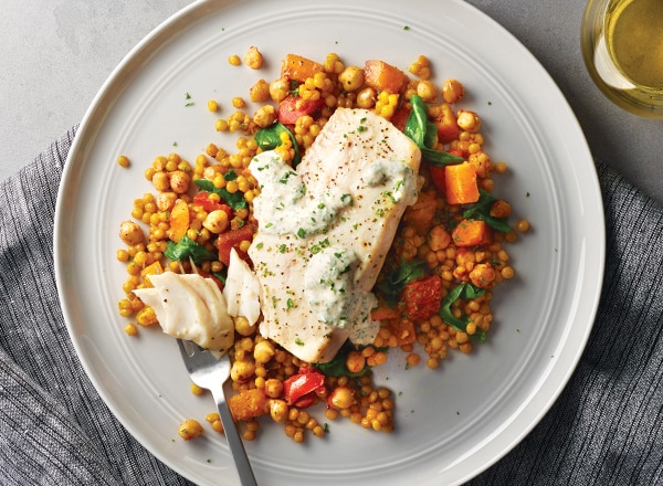 One-Pan Fish and Butternut Squash Bake