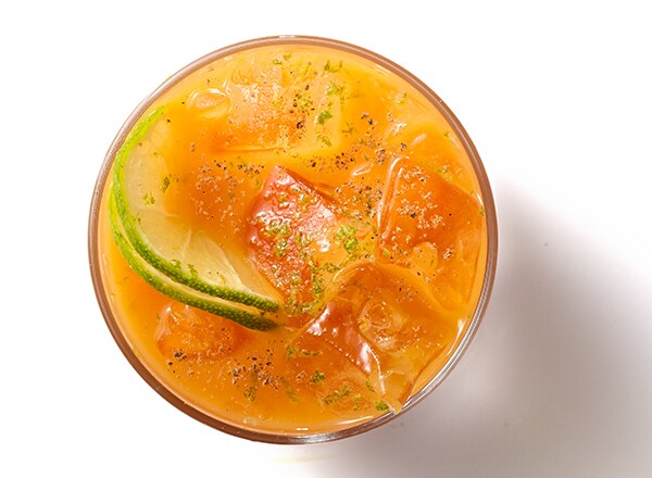 Pumpkin Caipirinha-Style Mocktail