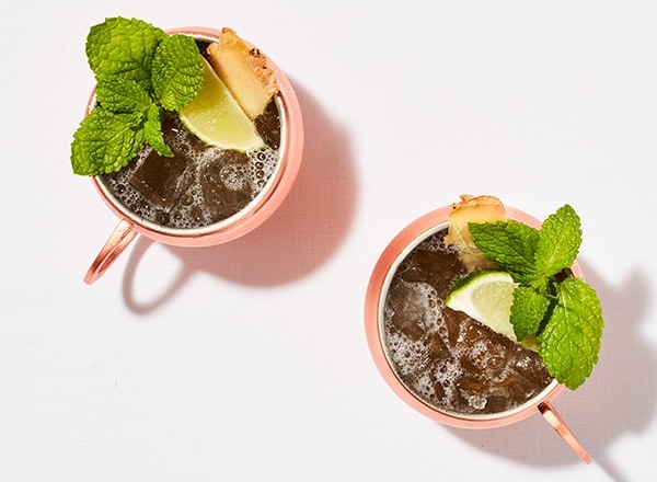 Key Lime-Ginger Mule Mocktail