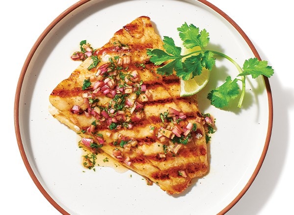 Tangy Lime Grilled Red Snapper