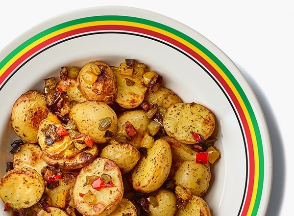 Roasted Potatoes and Peppers