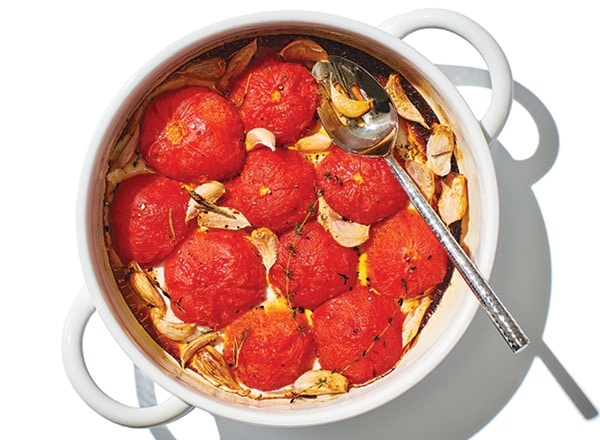 Roasted Tomatoes and Garlic