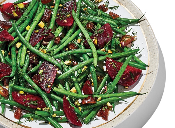 Green Bean and Beet Salad with Pistachios