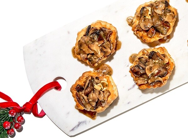 Mushroom-Brie Cups