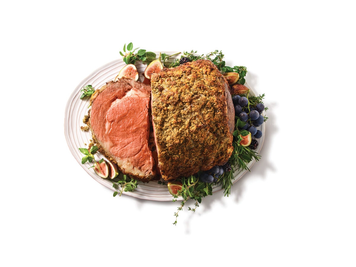 Horseradish and Herb–Crusted Standing Rib Roast