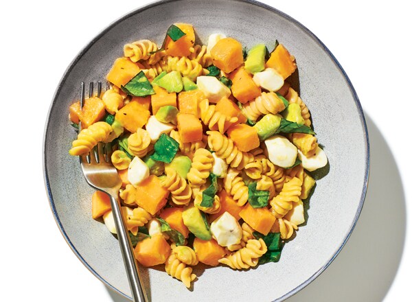 Cantaloupe Pasta Salad