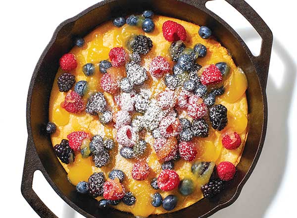 Mini Panqueque Alemán de Limón y Frutos del Bosque