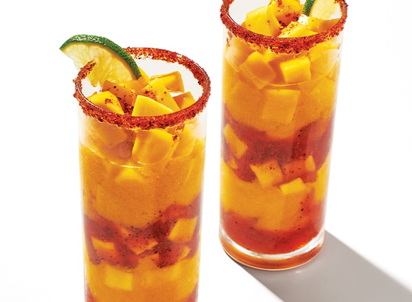 Mexican-Style Honey Mango and Chili-Lime Drink