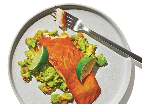 Pan-Seared Barramundi with Lemongrass Guacamole