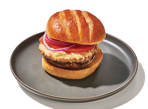 Stuffed Mushroom Burgers