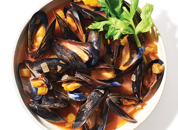 Bloody Mary Mussels