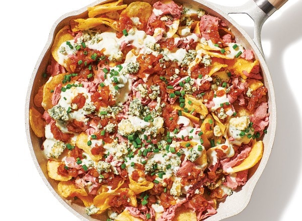 Skillet Blue Cheese Pub-Style Nachos