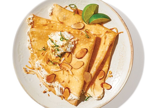 Key Lime Pie Crêpes