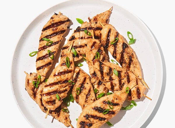 Brochetas de Pollo Dijon