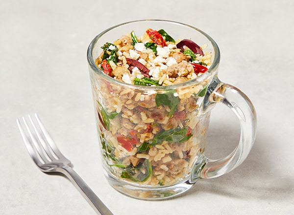 Greek-Style Turkey and Rice On-the-Go Mugs