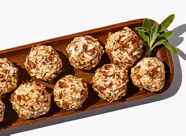 Praline Goat Cheese Truffles