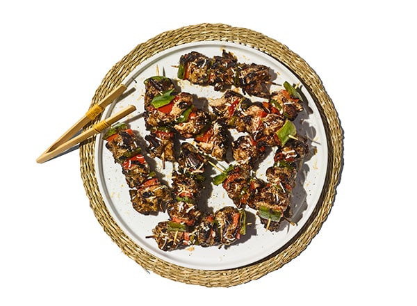 Coconut-Jerk Chicken Kabobs