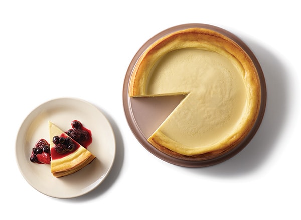 Citrus-Ricotta Cheesecake with Berry Compote