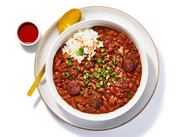 Multicooker Red Beans and Rice with Sausage