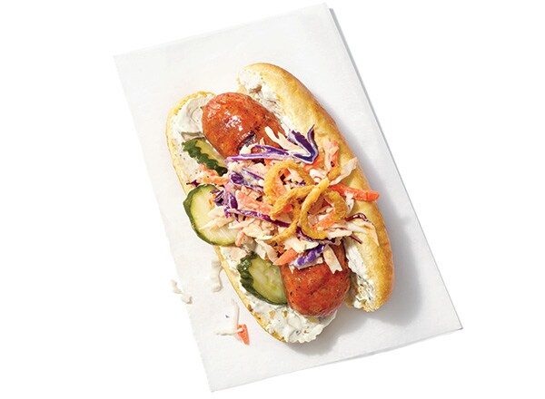 Nashville Hot–Style Grilled Sausage Rolls