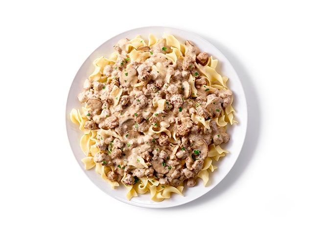 Beefy Stroganoff