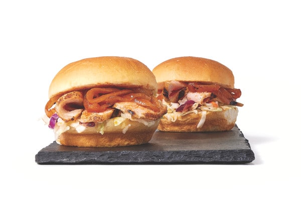 Pork Sliders with Cola-Barbecue Onions 