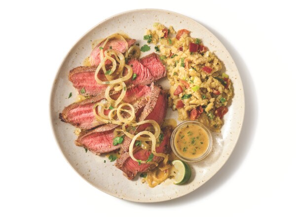 Latin-Style Steak and Onions