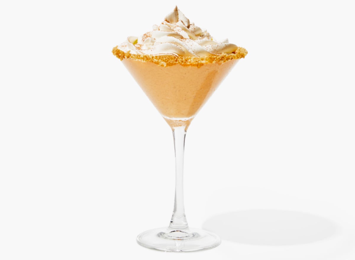 Creamy Pumpkin Pie Martini