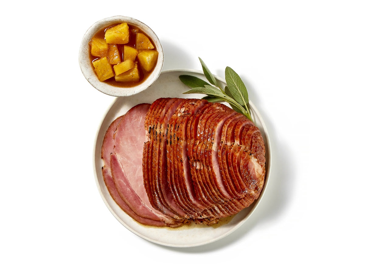 Ham with Spiced Apple-Pineapple Chutney