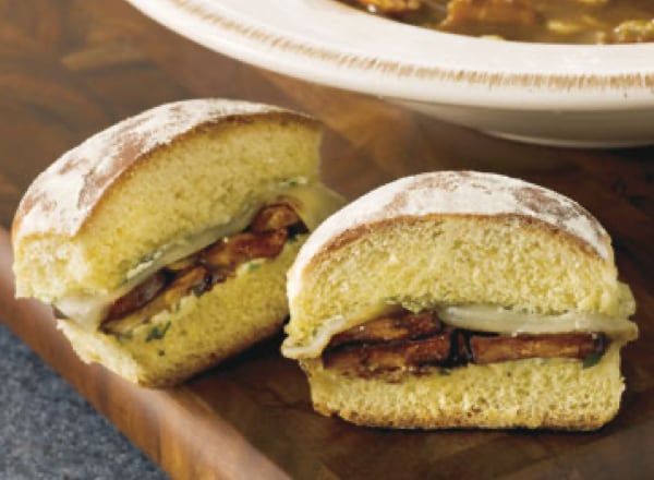 Mushroom Cheese Rolls