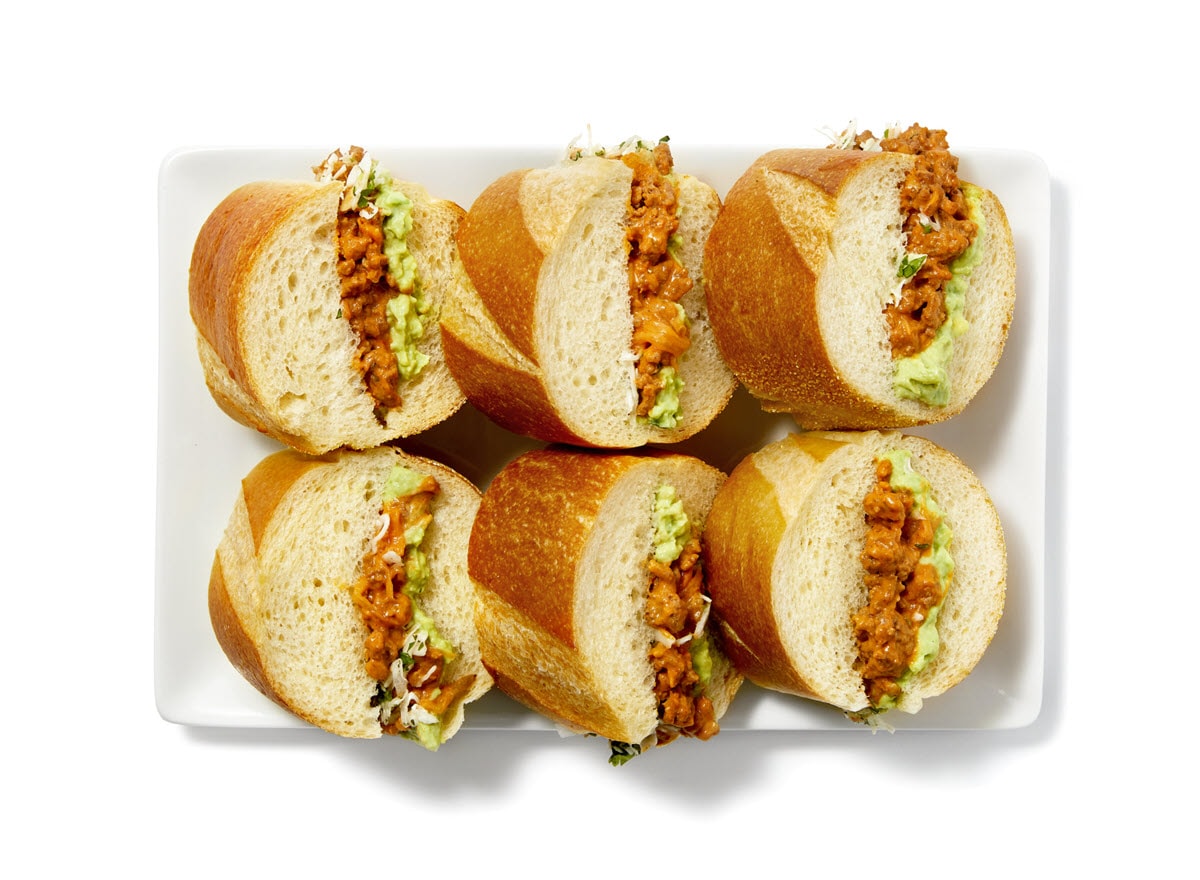 Chilaquiles-Style Party Sandwiches