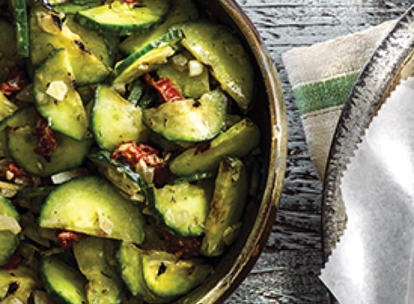 Grilled Cucumber Salad