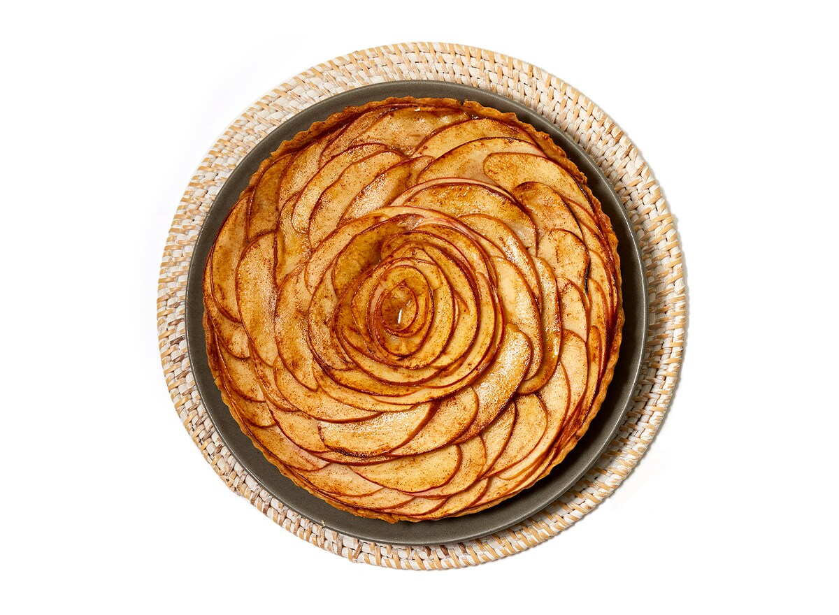 Caramel Apple Rose Tart