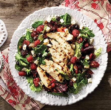 Grilled Chicken and Berry Salad