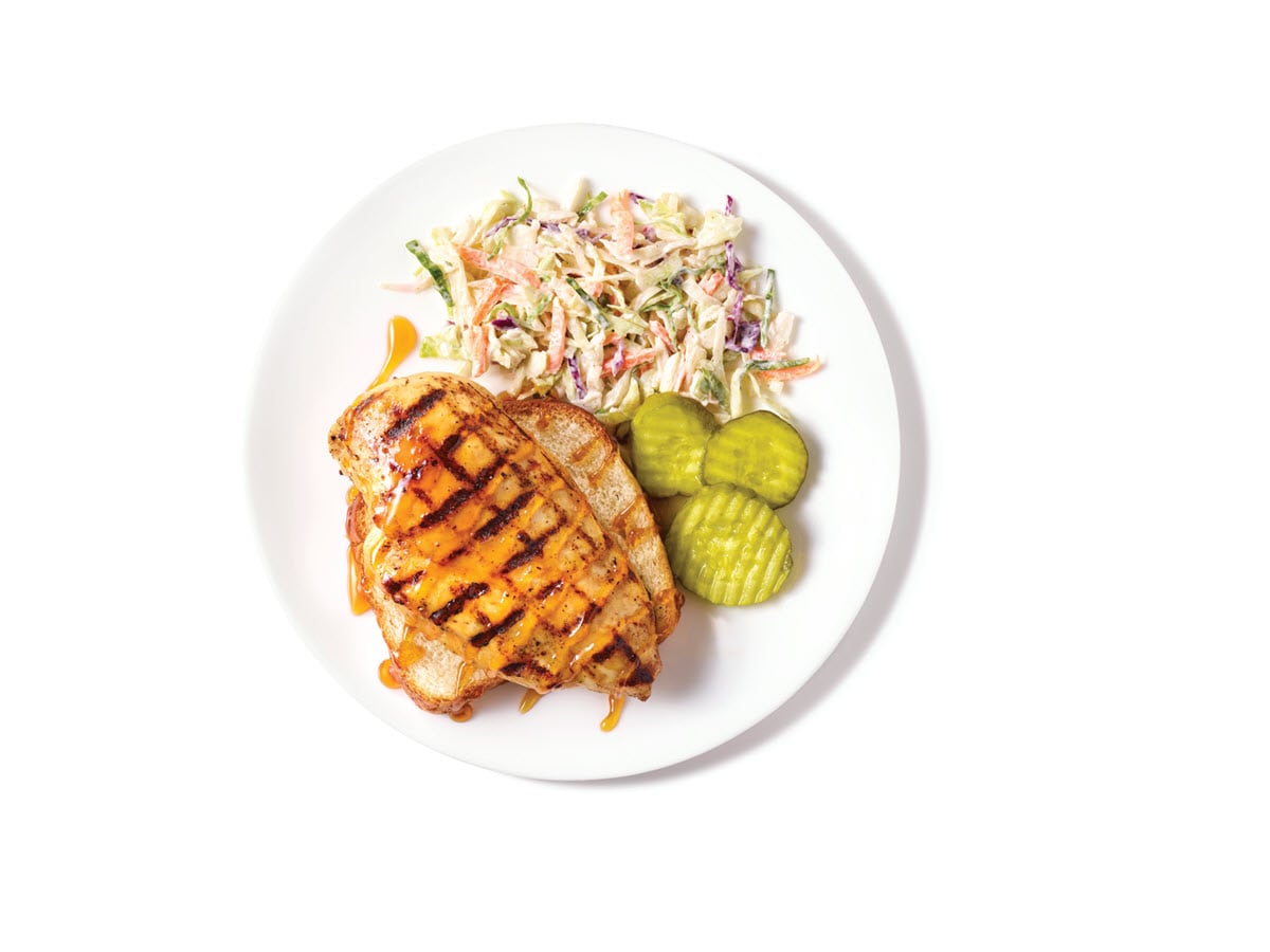 Grilled Chicken with Hot Honey