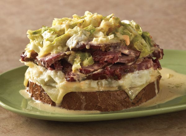 Open-Faced Baked Reubens