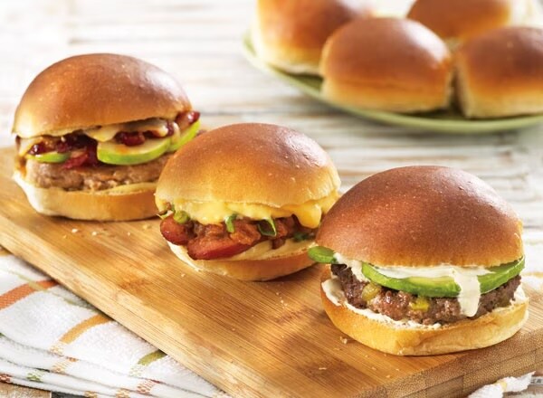 Green Chili–Cheese Sliders